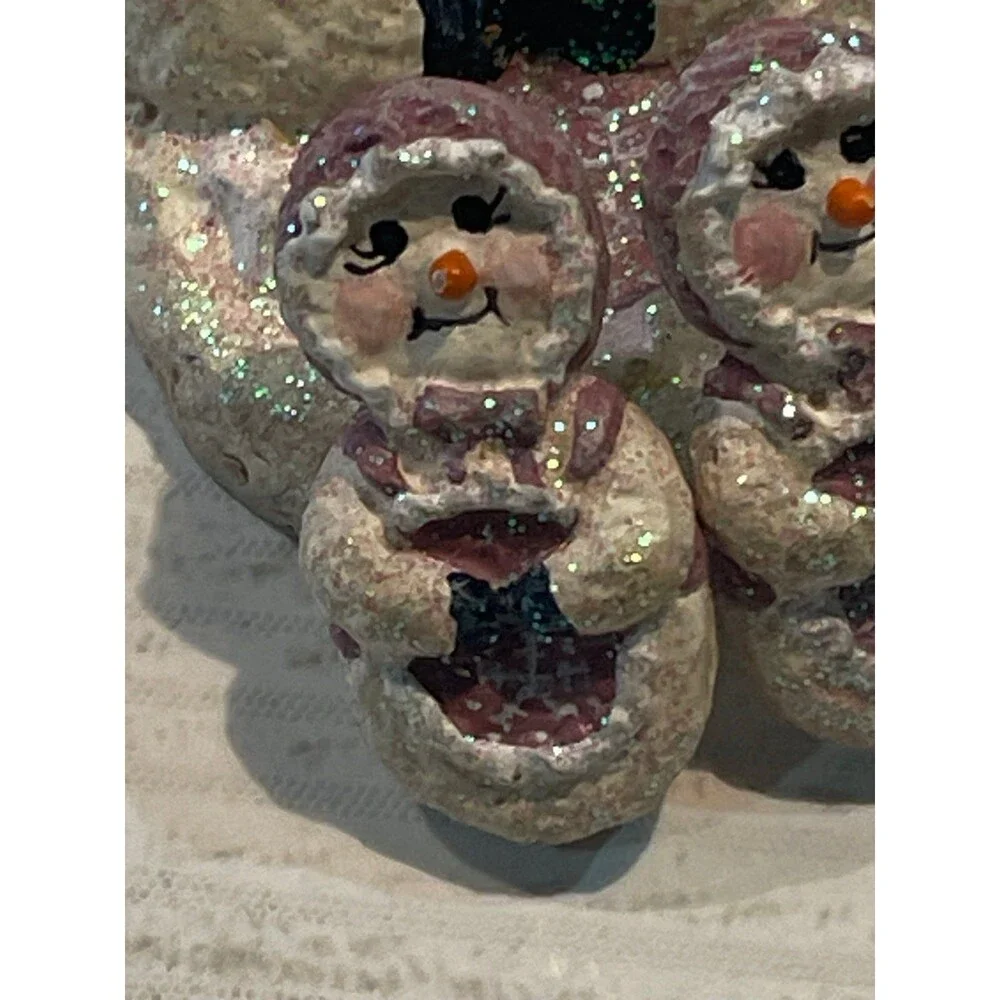 1999 Snowsnickel brooch, pen, and earrings set from a nickel to the snowsnickel